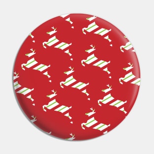 Christmas deer pattern Pin