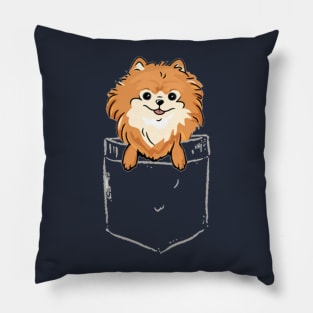 Pomeranian pocket dog Pillow