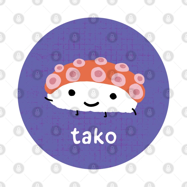 Kawaii Sushi | Tako (Octopus Sushi) by Coffee Squirrel