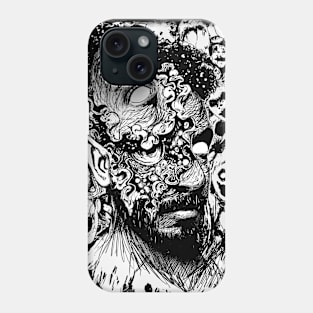 El Professor Manga Dark Horror Art - Creepy Gothic Zombies Phone Case