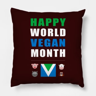 Happy Vegan Month: November Pillow