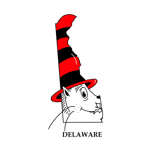 A funny map of Delaware by percivalrussell
