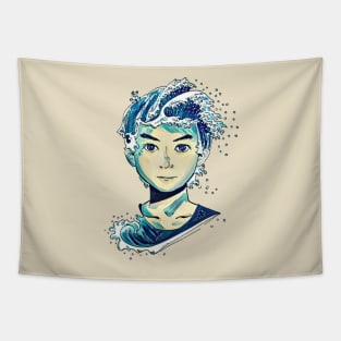 Wave Boy Tapestry