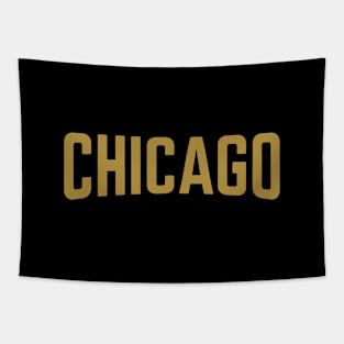 Chicago City Typography Tapestry