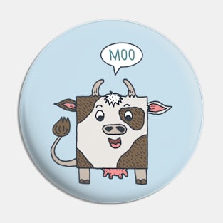 Happy Cow Pin