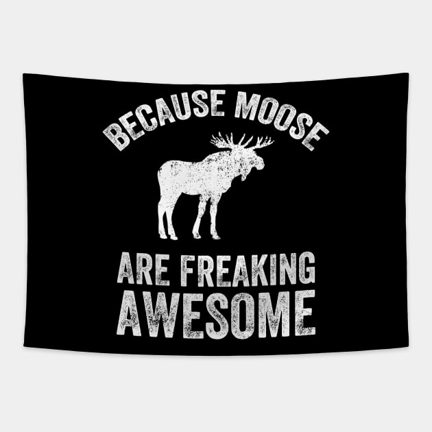 Because moose are freaking awesome Tapestry by captainmood