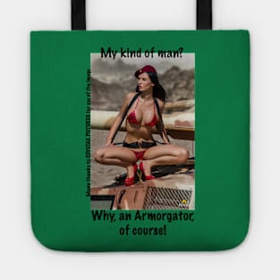 Armorgator Babe 11 - Transparent Background Tote