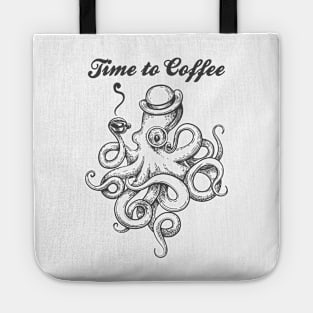 Octopus with Coffee Cup Tote