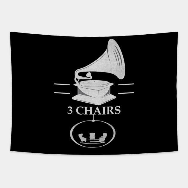 No Drum Machine 3 Chairs Tapestry by okefandi