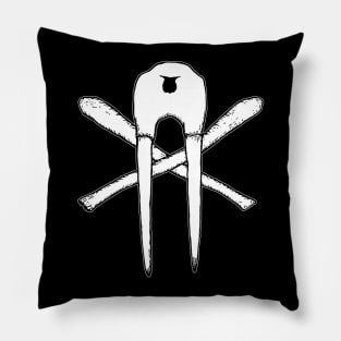 Skull and Oosiks Pillow