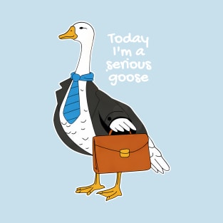 Today I'm A Serious Goose Silly Goose T-Shirt