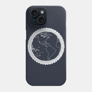 Hole-In-Tire World (white) Phone Case