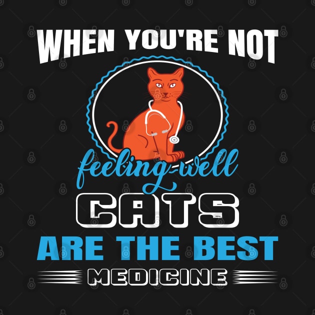 cats are the best medicine by Houseofwinning