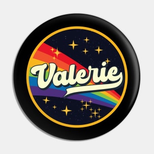 Valerie // Rainbow In Space Vintage Style Pin