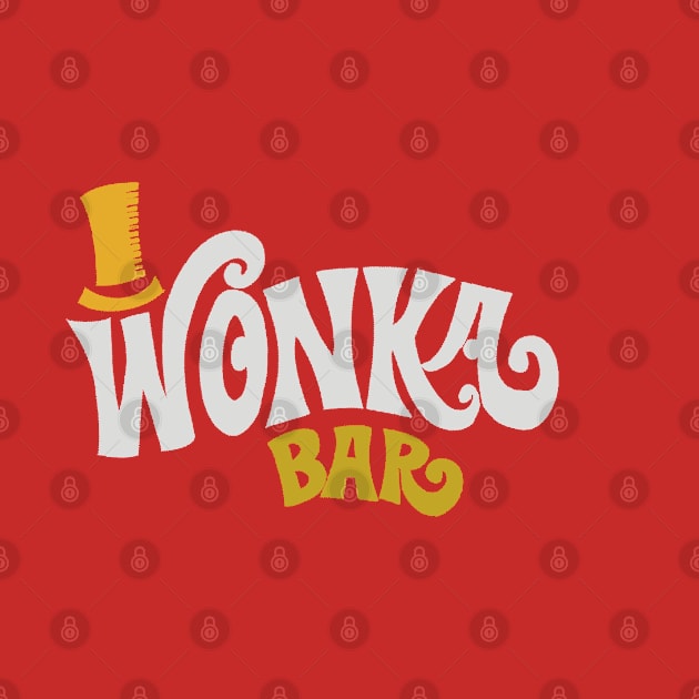 Willy Wonka chocolate bar by Holailustra