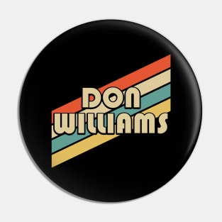 Vintage 80s Don Williams Pin