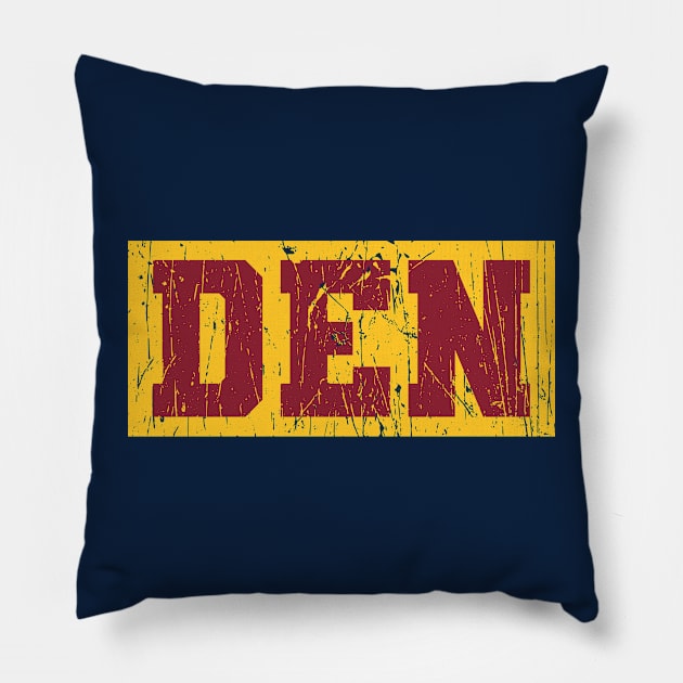 DEN / Nuggets Pillow by Nagorniak