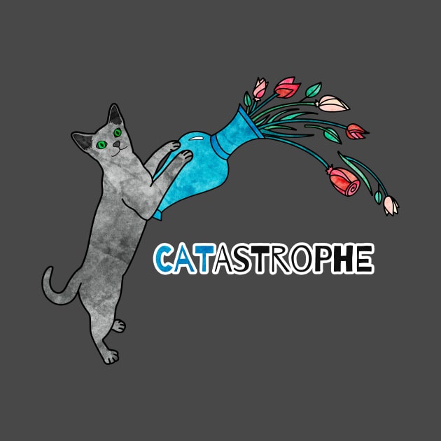 CATastrophic! by Kelly Louise Art