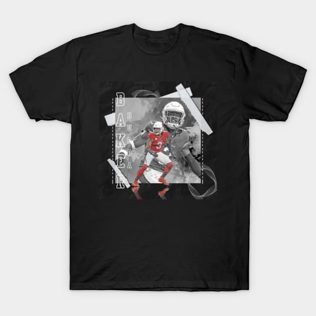 Rinkha Budda Baker Football Paper Poster Cardinals 3 T-Shirt