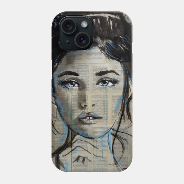 Baby blue Phone Case by Loui Jover 