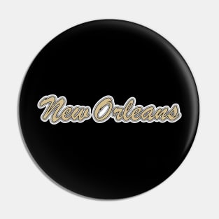 Football Fan of New Orleans Pin