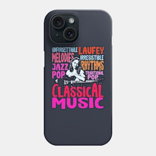 Old-fashioned elegance, current rhythm Phone Case