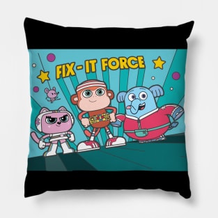 fix-it force chico bon bon Pillow