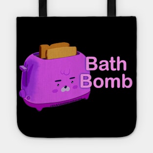 Retro inscription "Bath bomb" Tote