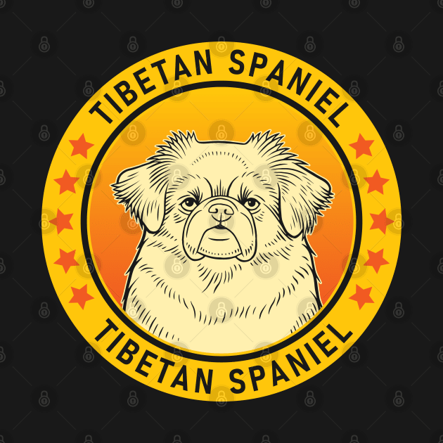 Tibetan Spaniel Dog Portrait by millersye