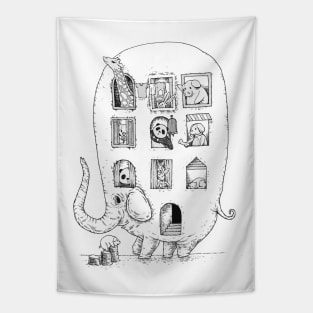 Elephant Friends Tapestry