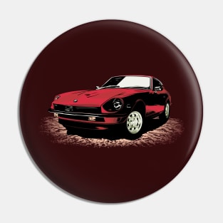 Red 70 Datsun 240Z Pin