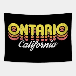 Retro Ontario California Tapestry