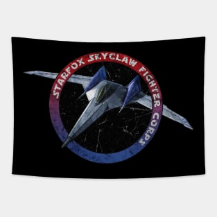 Starfox Skyclaw FIGHTER CORPS Tapestry