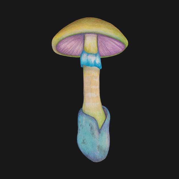 Death cap mushroom by deadblackpony