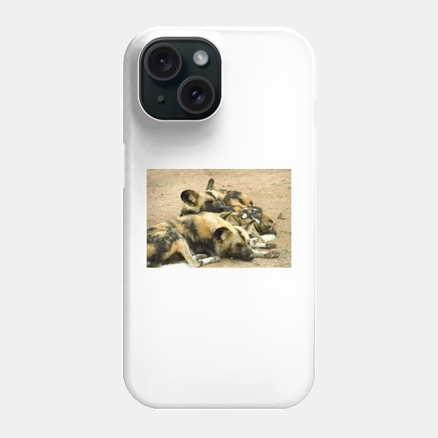 What dogs do best (African hunting dogs) Phone Case by GrahamCSmith