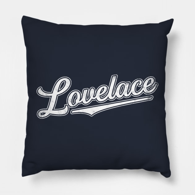 TEAM Lovelace – Ada Lovelace Hero Women Science Computing Coder Pillow by thedesigngarden