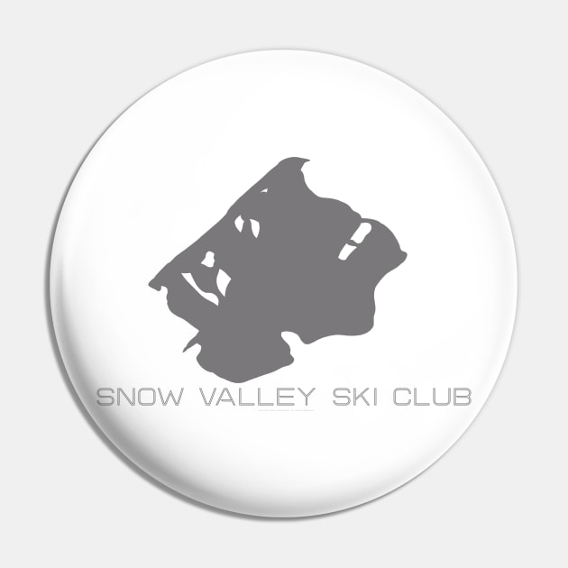 Snow Valley Ski Club 3D Pin by Mapsynergy