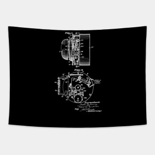 Fire Alarm Vintage Patent Drawing Funny Novelty Tapestry