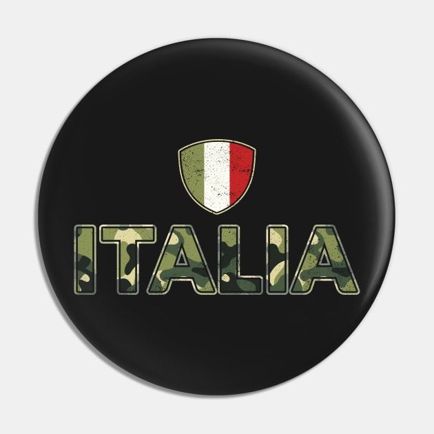Camo Italian Pride Italia Pin by zeno27