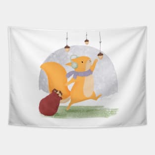 cute squirrel Tapestry