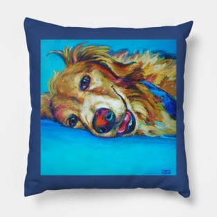 Bailey the Cute GOLDEN RETRIEVER Pillow