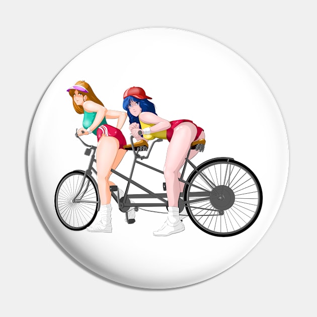 Girls bike Pin by Robotech/Macross and Anime design's