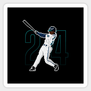 Ken Griffey Jr. Swing Sticker for Sale by RatTrapTees