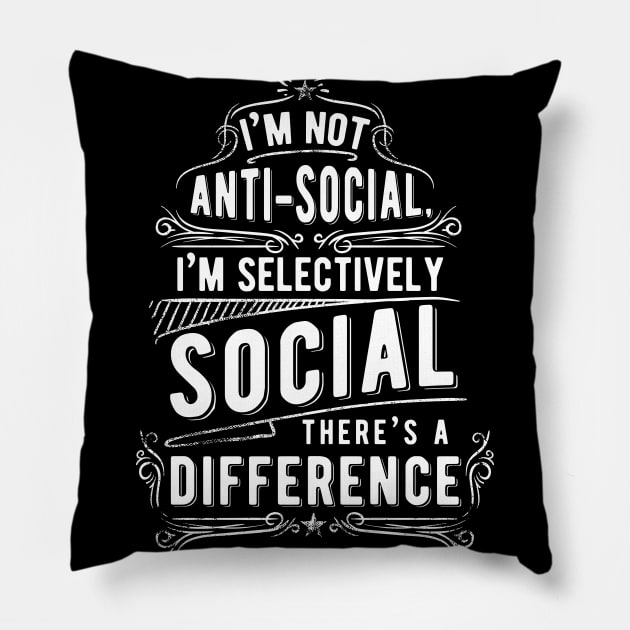 INTROVERTS Pillow by Quotty
