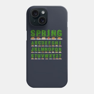 Spring Alphabet Phone Case