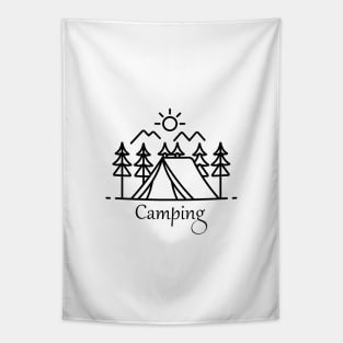 Simple Camping Tapestry