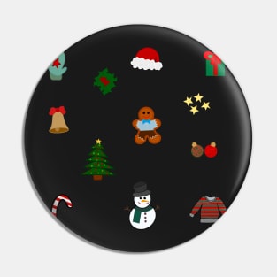 Christmas Doodles Sticker Pack Pin