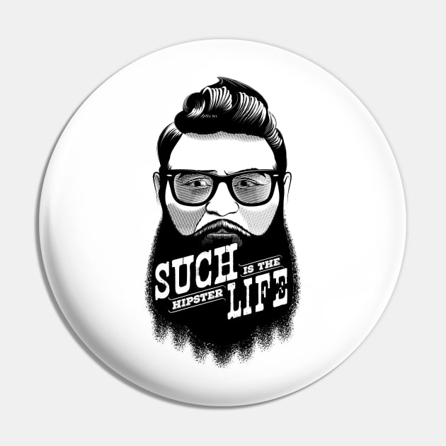 Ned Kelly - the first hipster Pin by GraficBakeHouse