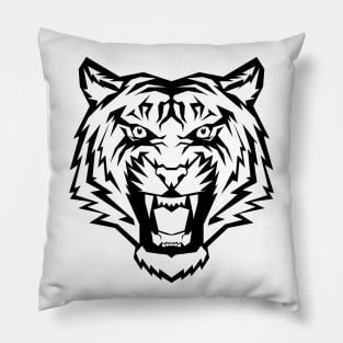 Tiger silhouette Pillow