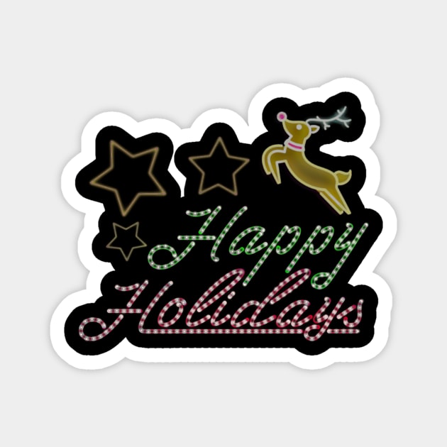 Happy holidays Magnet by ZIID ETERNITY